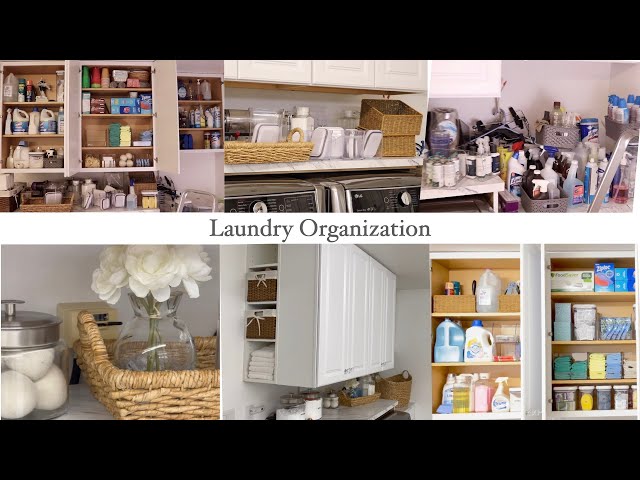 HOW TO ORGANIZE YOUR LAUNDRY ROOM | WHAT ORGANIZERS DON'T SHOW YOU