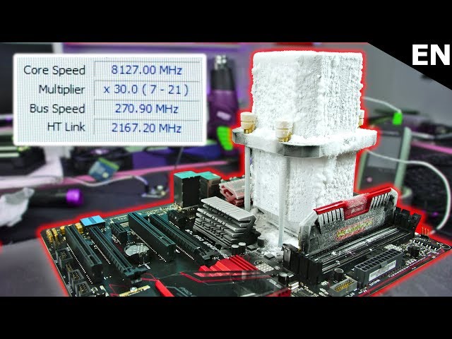 We Overclocked an AMD CPU to over 8.1 GHz !!