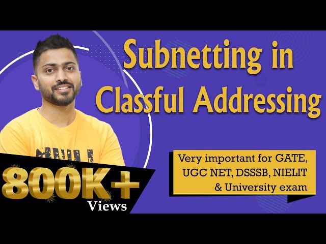 Lec-48: Subnetting in Classful Addressing with Examples in Hindi | Computer Networks