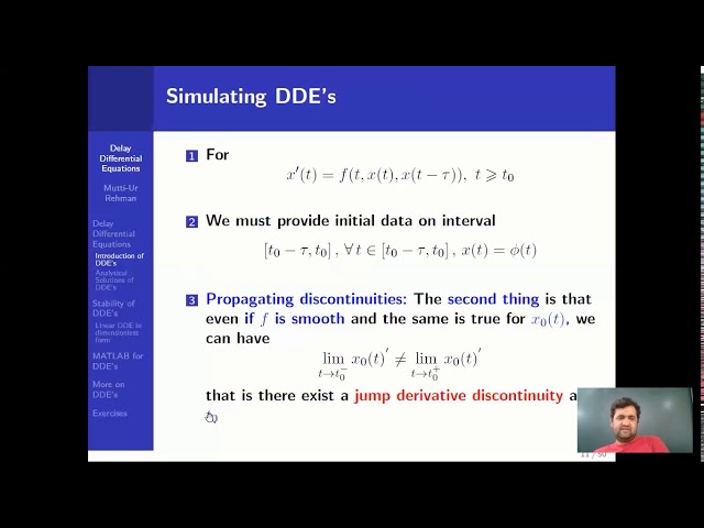 Fundamentals of Delay Differential equations by Dr. Mutti-ur-Rehman