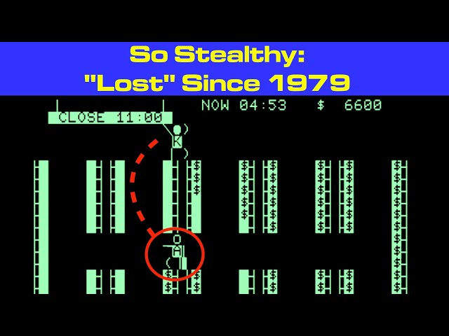First Stealth Video Game: Lost & Found. Manbiki Shounen / Shoplifting Boy for Commodore PET, 1979