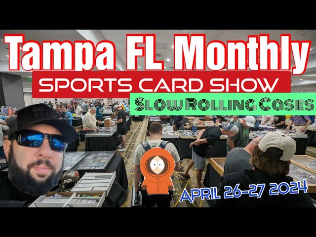Tampa FL Monthly Sports Card Show - Slow Rolling Cards N Cases April 26-27 2024 Awesome Cards🔥🔥🔥