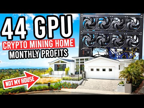 44 GPU Crypto Mining Home Monthly Profits