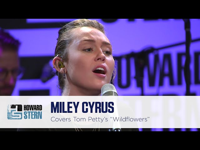Miley Cyrus Covers Tom Petty’s “Wildflowers” on the Stern Show (2017)