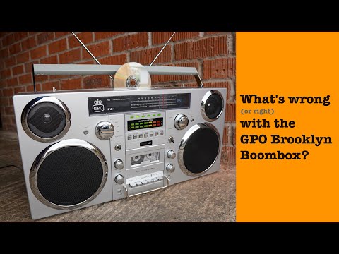 What's wrong with the GPO Brooklyn Boombox?