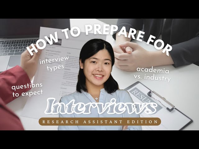 How to Prepare for a Research Assistant Interview | Biomedical Research Assistant Job Applications