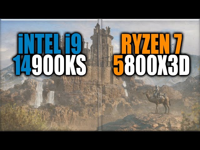 14900KS vs 5800X3D Benchmarks - Tested in 15 Games and Applications