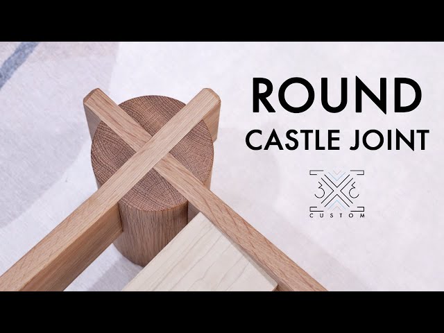 Building a Bed with ROUND Castle Joints