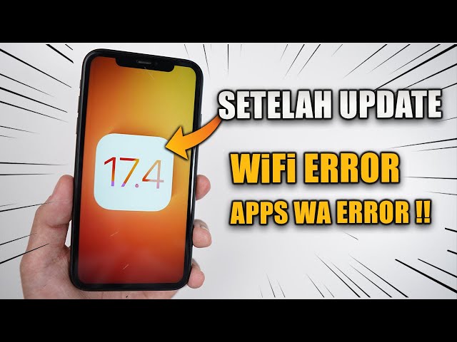 Perbaiki Masalah WiFi dan Signal iPhone di iOS 17.4