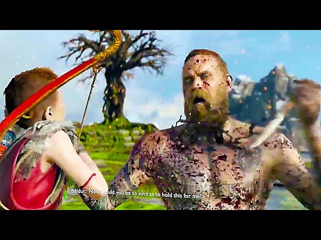 GOD Of War 4 Thor Brother Stabs & Kidnap Atreus (Kratos Son) PS4 2018
