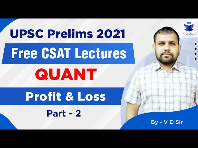 FREE Intensive CSAT Revision | UPSC Prelims 2021 | Quant Day 8
