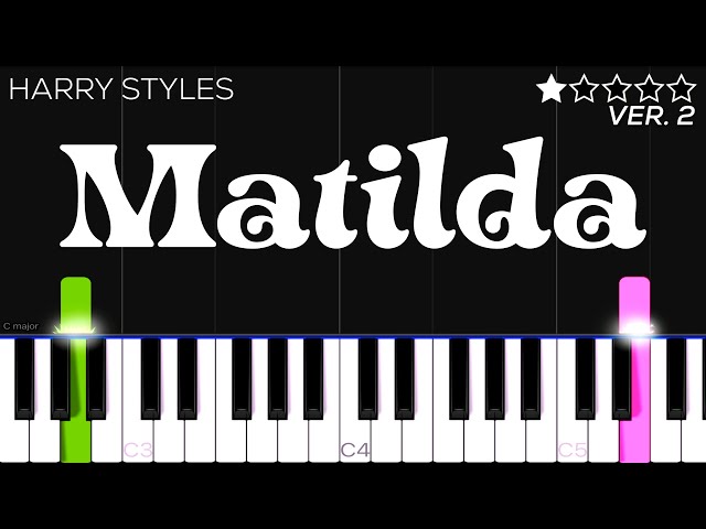 Harry Styles - Matilda | EASY Piano Tutorial
