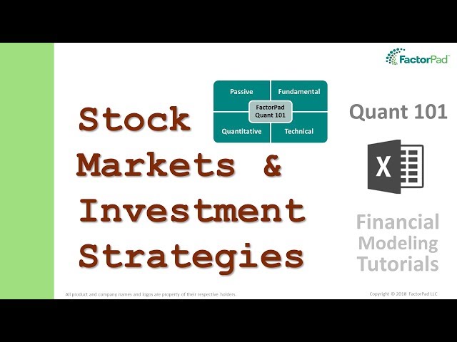 An admittedly flawed history of stock markets and investment strategies
