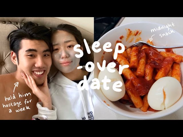 Student Diaries | sleepover with my bf, chill study & lots of cooking