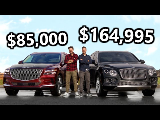 2021 Genesis GV80 vs The Cheapest Bentley Bentayga You Can Buy