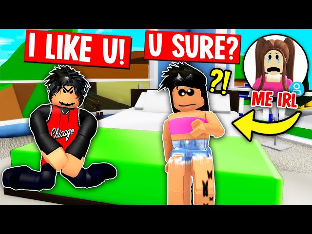 my stepbro tried to kiss me in ROBLOX BROOKHAVEN RP!