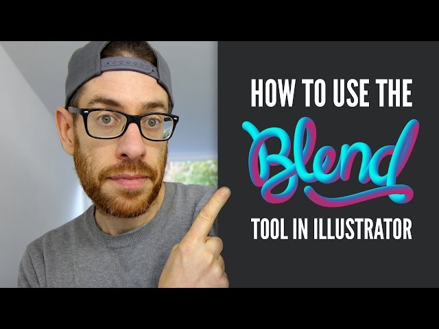 How to use the BLEND TOOL - Adobe Illustrator Tutorial