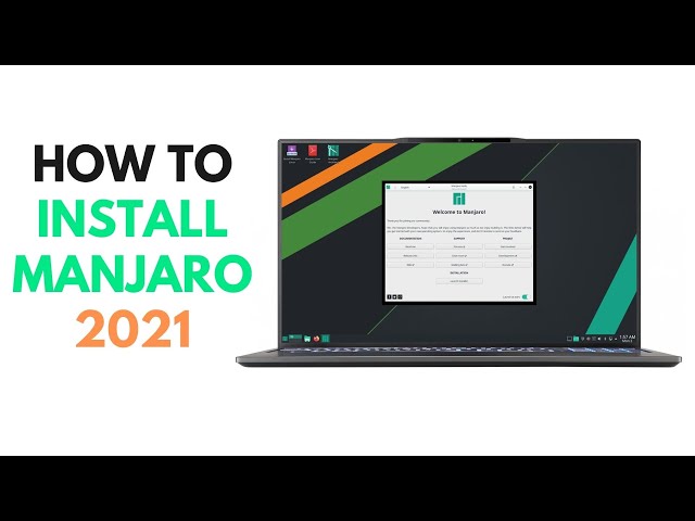 how to install manjaro 2021