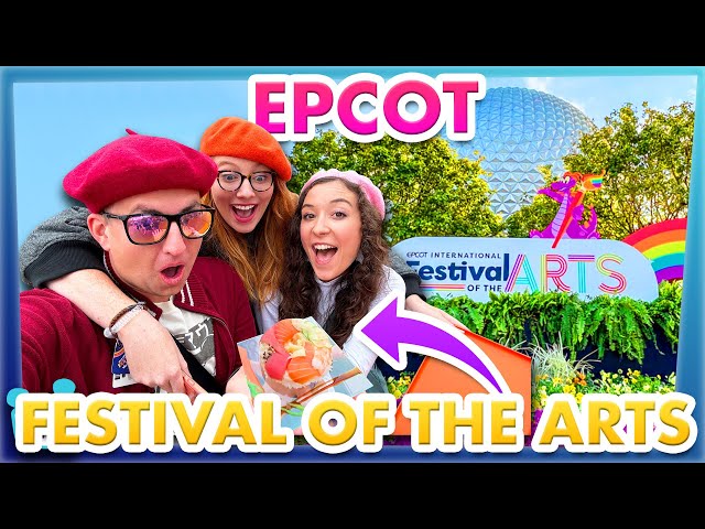 EVERYTHING at EPCOT's Festival of the Arts: Skittles Cake & Salmon Mousse?