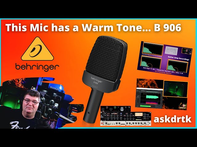 Behringer B906 - Detailed Mic Review and Tests