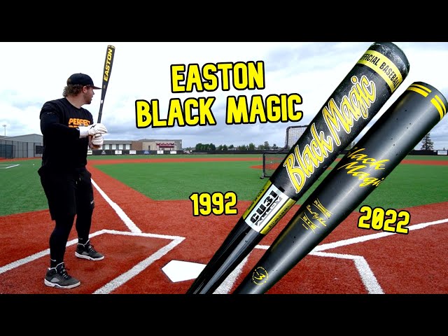 Hitting with the EASTON BLACK MAGIC (1992 vs. 2022 BBCOR) | Baseball Bat Review