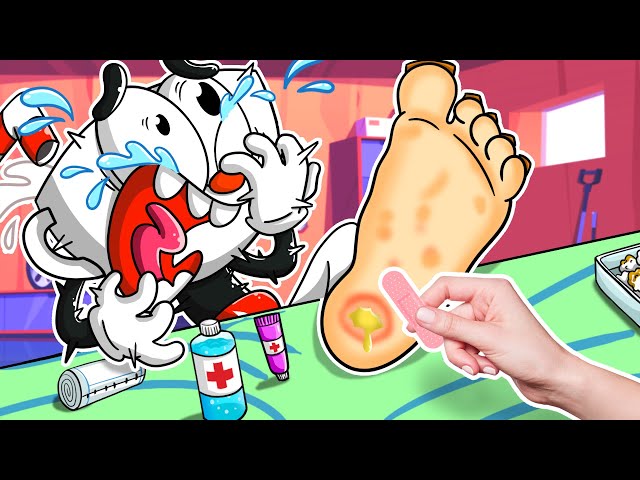 OMG❌❗ How to Cuphead's Foot Heal | Cuphead Animation - Among Us Stop Motion