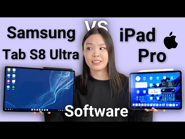 Are Samsung's New Tablets Better Than iPads? | Samsung Tab S8 Ultra vs iPad Pro SOFTWARE Experience