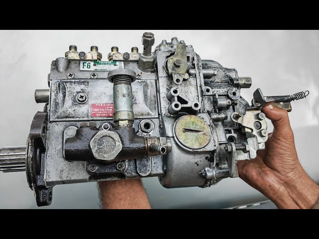 inline diesel pump full rebuilding = Toyota 13b diesel pump repair - fuel injection pump