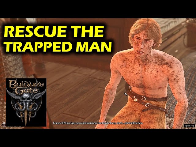 Rescue the Trapped Man | Baldur's Gate 3
