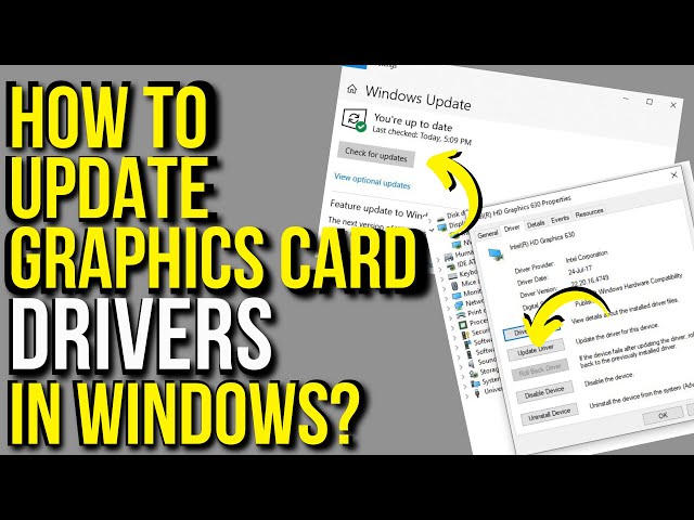 How To Update Graphics Card Drivers in Windows | Guide & Tutorial