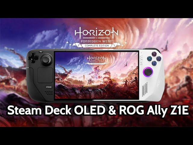 Horizon Forbidden West - Steam Deck OLED and ROG ALLY Z1E Benchmark