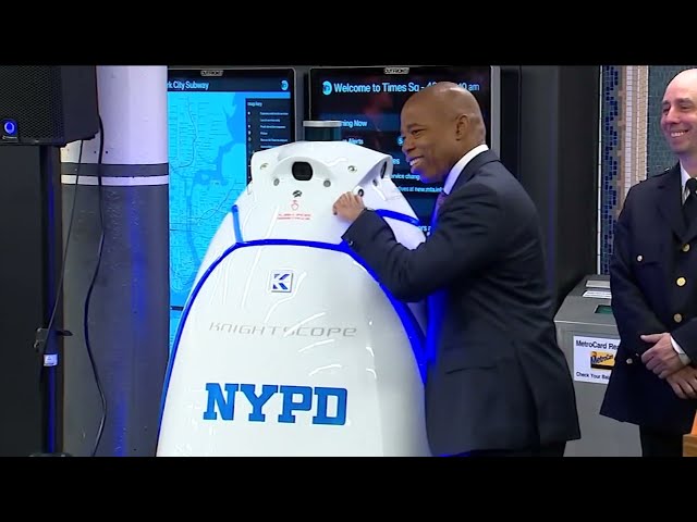 Robot to help patrol Times Square subway station