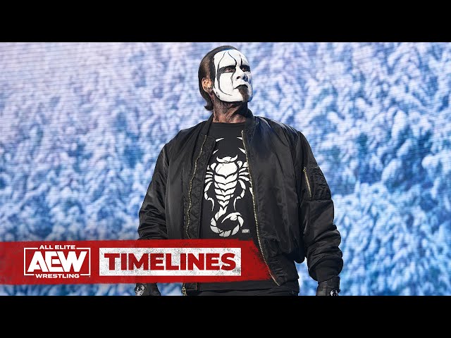 The ICON Sting in AEW! | AEW Timelines