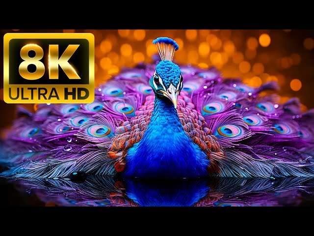8K ULTRA HD Wild Animals Collection - With Nature Sounds Colorfully Dynamic