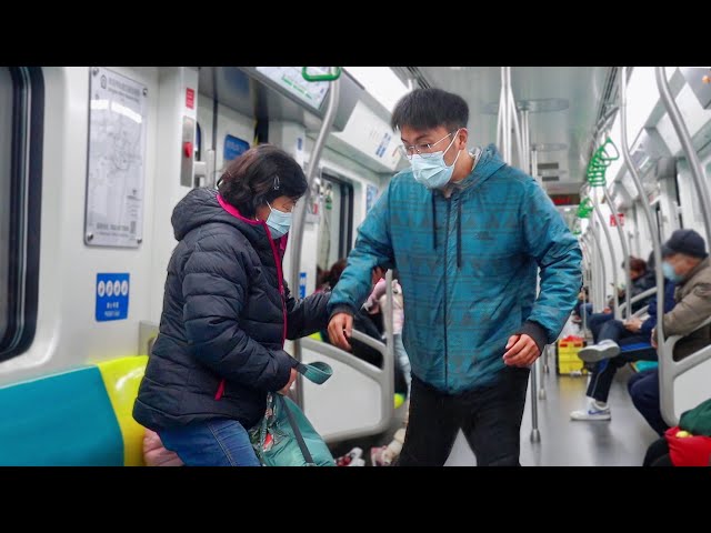 Disabled Boy Can't Find a Seat on the Subway | Social Experiment
