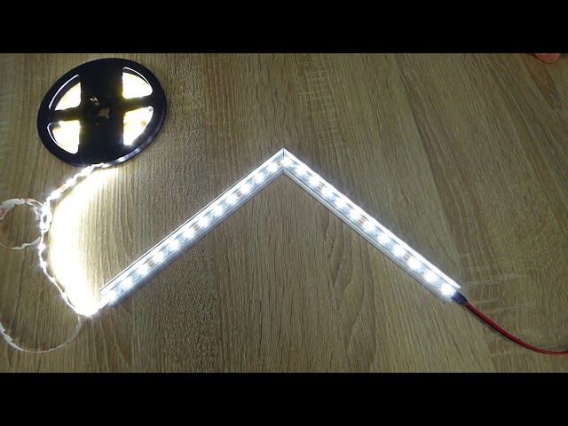 Come fare un angolo a 90° senza tagliare la strip LED