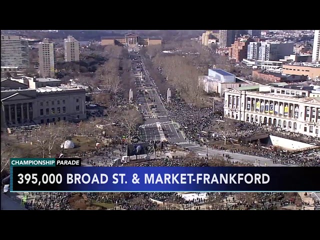 The city breaks down the numbers of the Eagles Parade