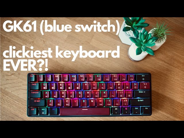 TMKB GK61 | Unboxing & Review | 60% mechanical keyboard - Gateron optical blue switches