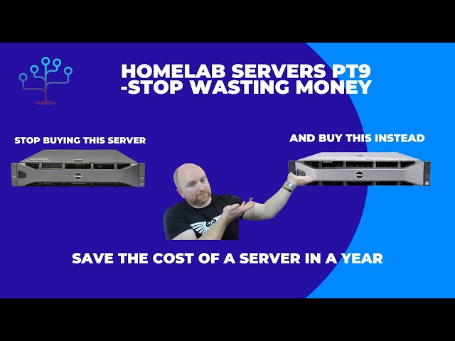 Homelab Servers Pt8 - Is your server costing you a server a year to run? Dell R710 vs R730