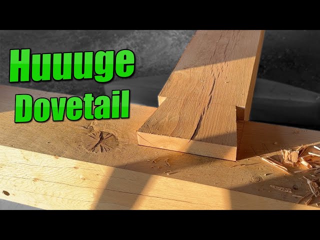 Oversize Dovetail Joint Perfection - Green Oak Framing - Full Walkthrough