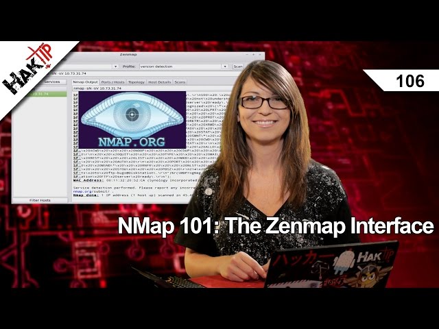 NMap 101: The Zenmap Interface, HakTip 106