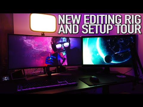Pistol's New Editing Rig & Setup Tour | Intel i9 Upgrade & Build Video