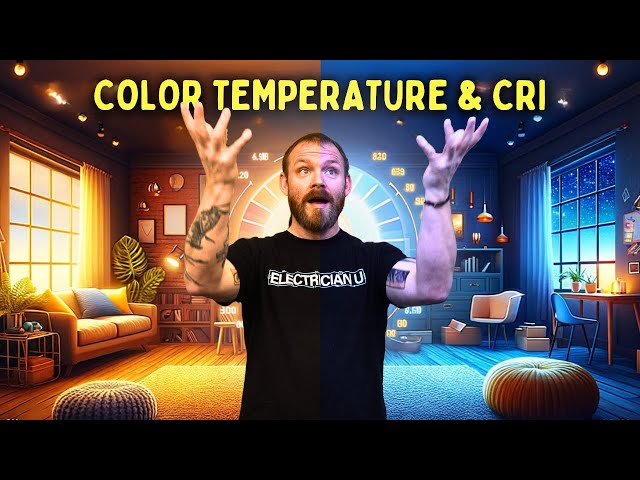 Secret Behind Perfect Lighting? Color Temperature & CRI Explained!