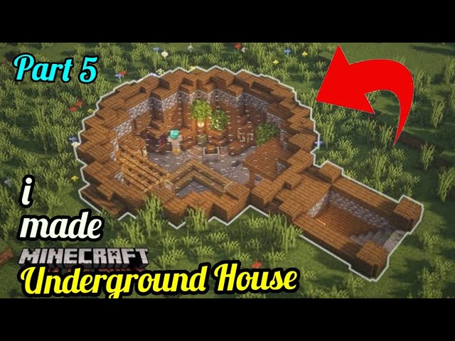 I made an underground house in Minecraft 1.19!!! part 5 #minecraft