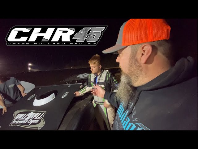 I WRECKED the Crate Late Model the first night out...