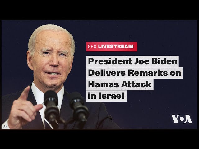 President Joe Biden Delivers Remarks on Hamas Attack in Israel | VOA News