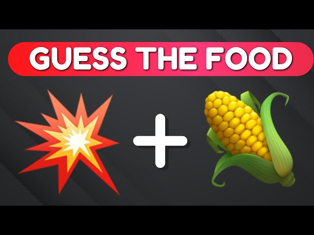 Guess The Food By Emoji | EMOJI QUIZ