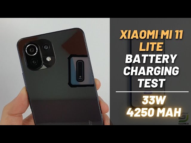 Xiaomi Mi 11 Lite Battery Charging Test 0% to 100% | 33W fast charger 4250 mah