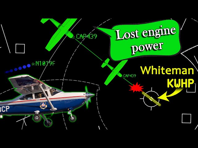 Civil Air Patrol C182T crashes during approach to Whiteman, CA | Engine Failure