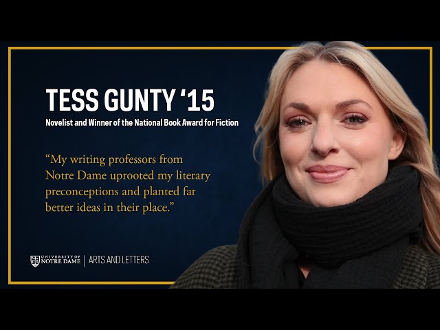 Arts & Letters Alumni: Tess Gunty '15  on Her Creative Writing Evolution